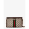 Coated canvas Ophidia shoulder bag
