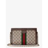 Coated canvas Ophidia shoulder bag