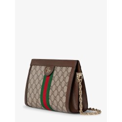 Coated canvas Ophidia shoulder bag