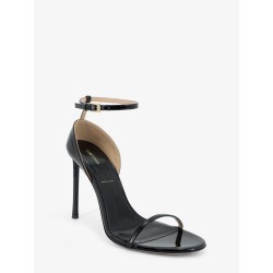Patent leather sandals