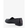 Silenzio leather loafers with Intrecciato motif