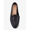 Silenzio leather loafers with Intrecciato motif