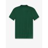 Cotton polo with front logo embroidery