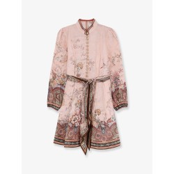 Alchemy linen dress with floral print