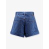Tailored denim shorts