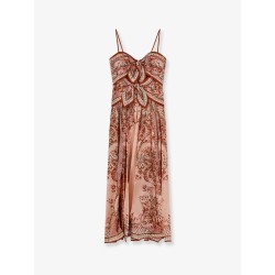 Aster Scarf silk dress