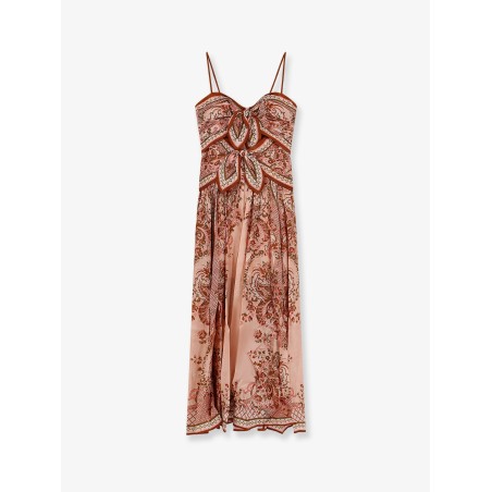 Aster Scarf silk dress
