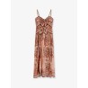 Aster Scarf silk dress