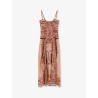 Aster Scarf silk dress