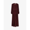 Luna Billow stretch viscose long dress