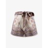 Luna Scarf linen shorts
