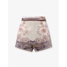Luna Scarf linen shorts