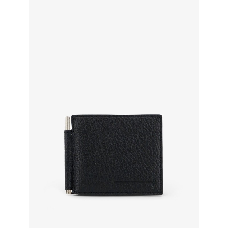 Textured leather wallet
