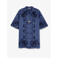 Aster denim mini dress