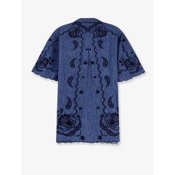 Aster denim mini dress