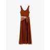 Aster viscose blend long dress