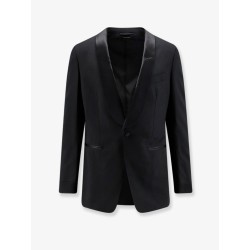 Tuxedo wool blazer
