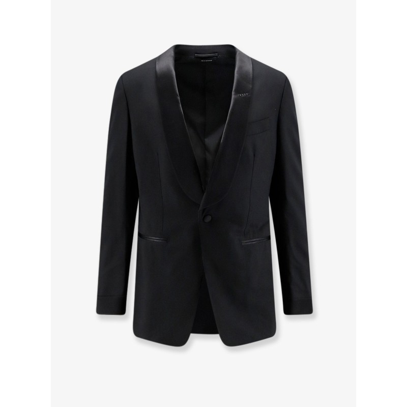 Tuxedo wool blazer