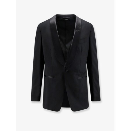 Tuxedo wool blazer