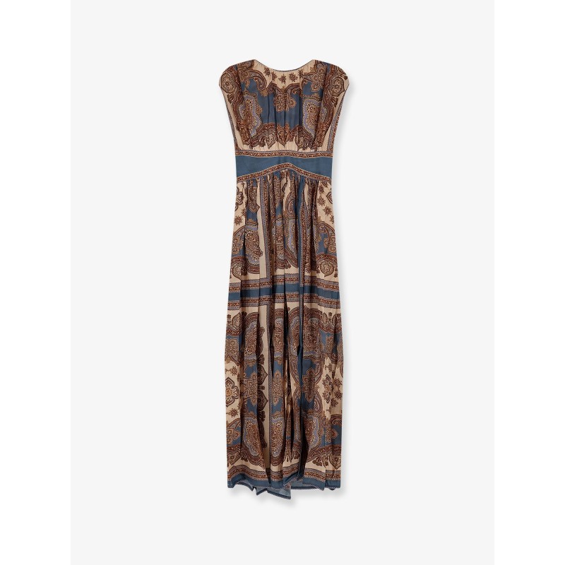 Mahon silk long dress