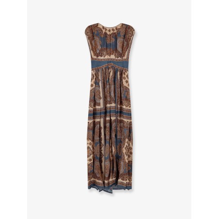 Mahon silk long dress