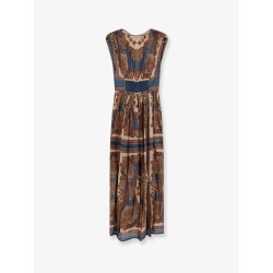 Mahon silk long dress