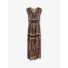 Mahon silk long dress