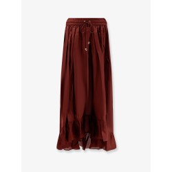 Aster silk skirt