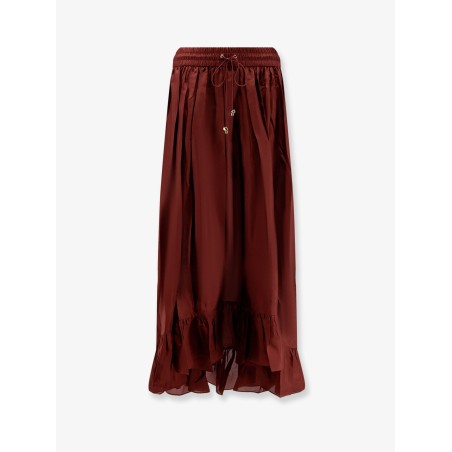 Aster silk skirt