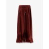 Aster silk skirt