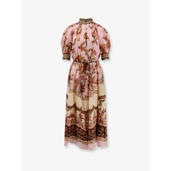 Aster Billow silk long dress
