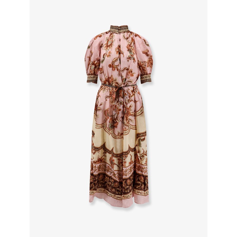 Aster Billow silk long dress