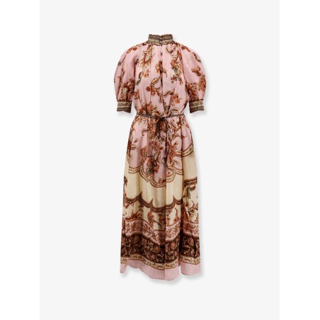 Aster Billow silk long dress