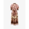 Aster Billow silk long dress