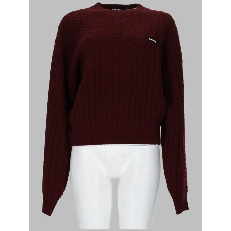 MAGLIA A TRECCE IN LANA E CASHMERE