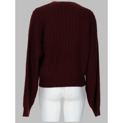 MAGLIA A TRECCE IN LANA E CASHMERE