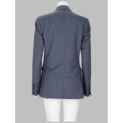 baby blue double breasted blazer