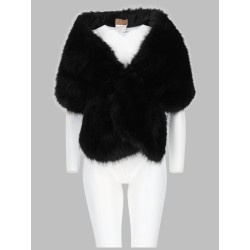 faux fur stoles