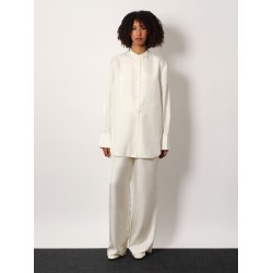 Jogger silk trousers