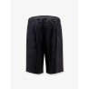 Viscose and linen bermuda shorts