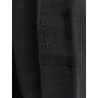 Viscose and linen bermuda shorts