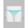 SLIP BIKINI GRADIENT CON PERLINE