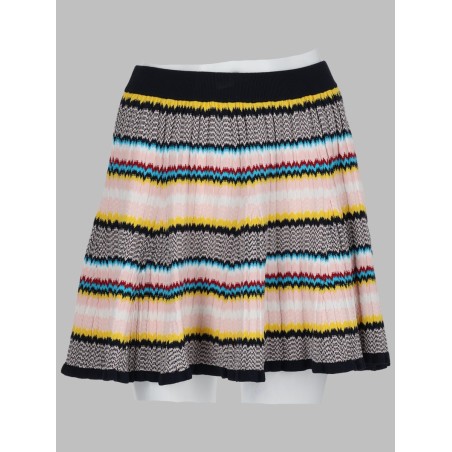 MINIGONNA IN MAGLIA CHEVRON