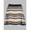 MINIGONNA IN MAGLIA CHEVRON