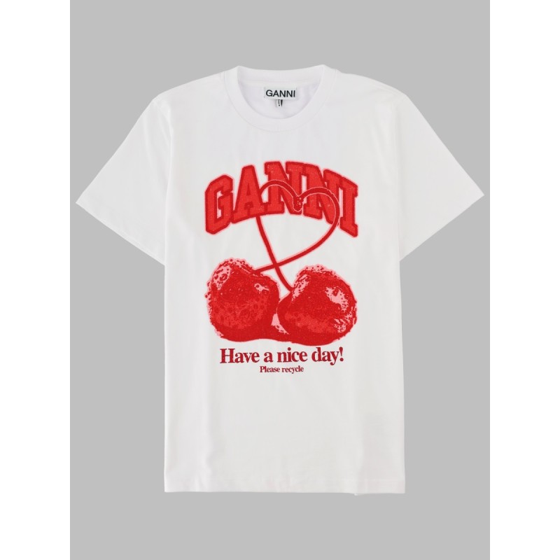 T-SHIRT CON STAMPA CILIEGIA