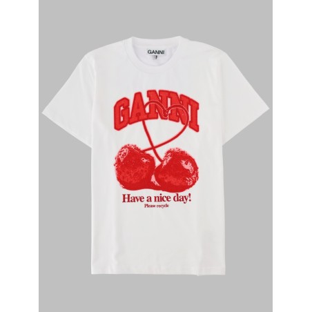 T-SHIRT CON STAMPA CILIEGIA