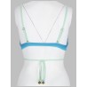 TOP BIKINI CON STAMPA GRADIENT E PERLINE
