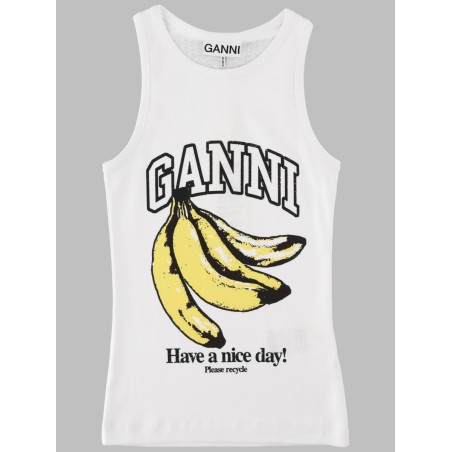 TANK TOP CON STAMPA BANANA
