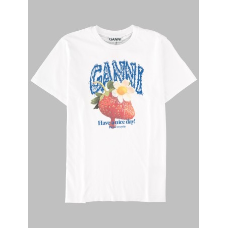 T-SHIRT CON STAMPA FRAGOLA