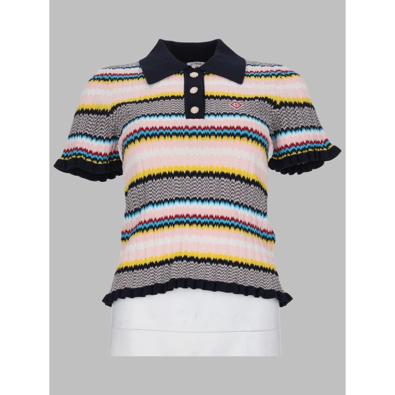 MAGLIA POLO CON MOTIVO CHEVRON